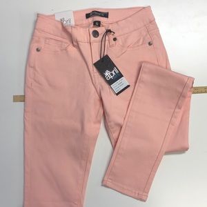 Peach Low Rise Skinny Jeans in